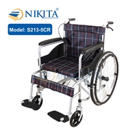 Xe lăn tay có nệm Nikita S213-5CR
