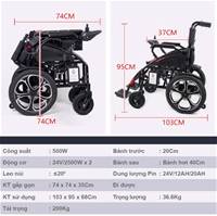 Xe lăn điện cao cấp